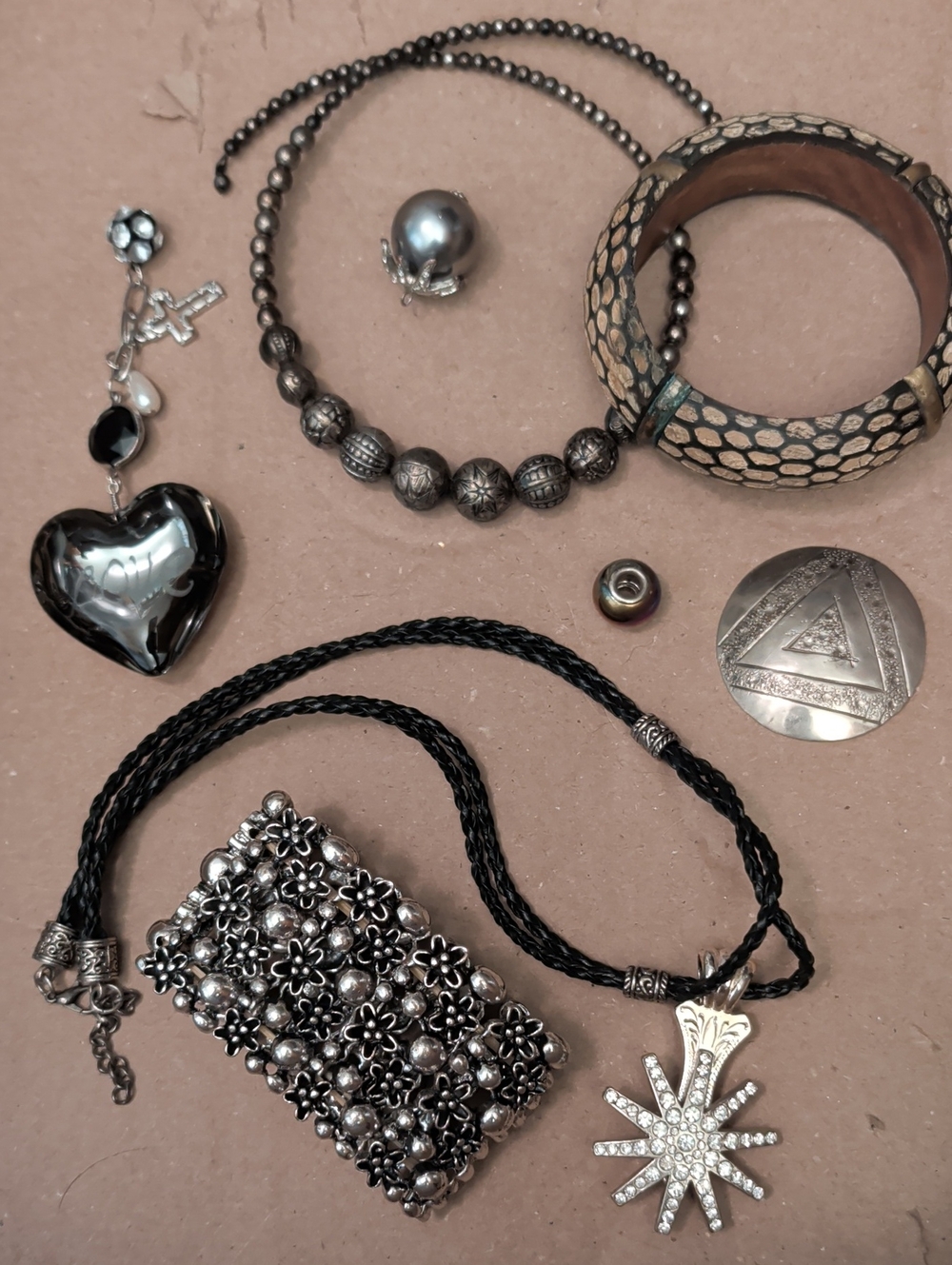 Silver-Tone Jewelry & Craft Pieces